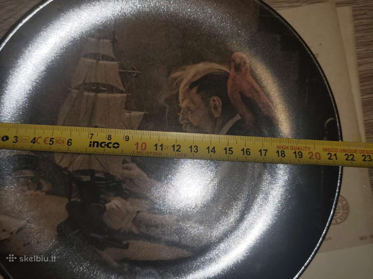 Dekoratyvinės lėkštės 21,5 cm su sertifikatu - nuotraukos Nr. 7
