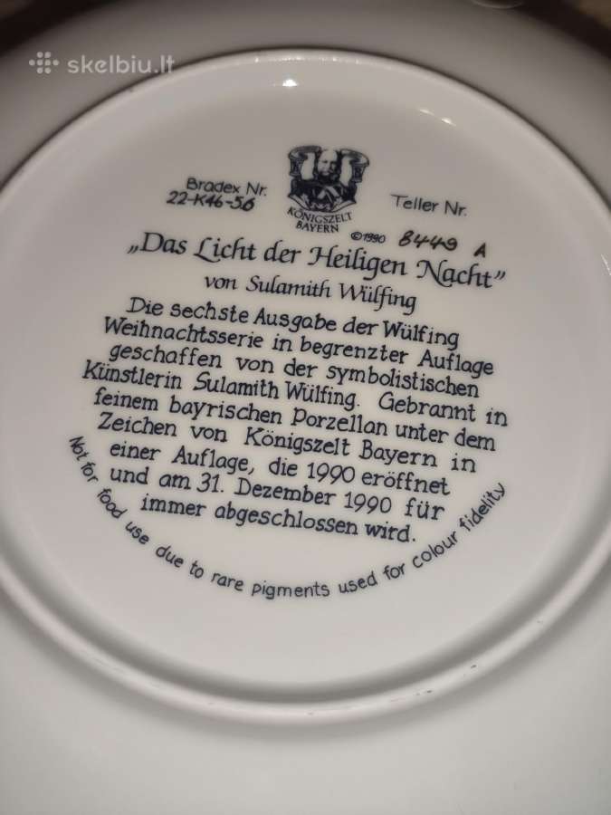 Dekoratyvinės lėkštės 24 cm - nuotraukos Nr. 4