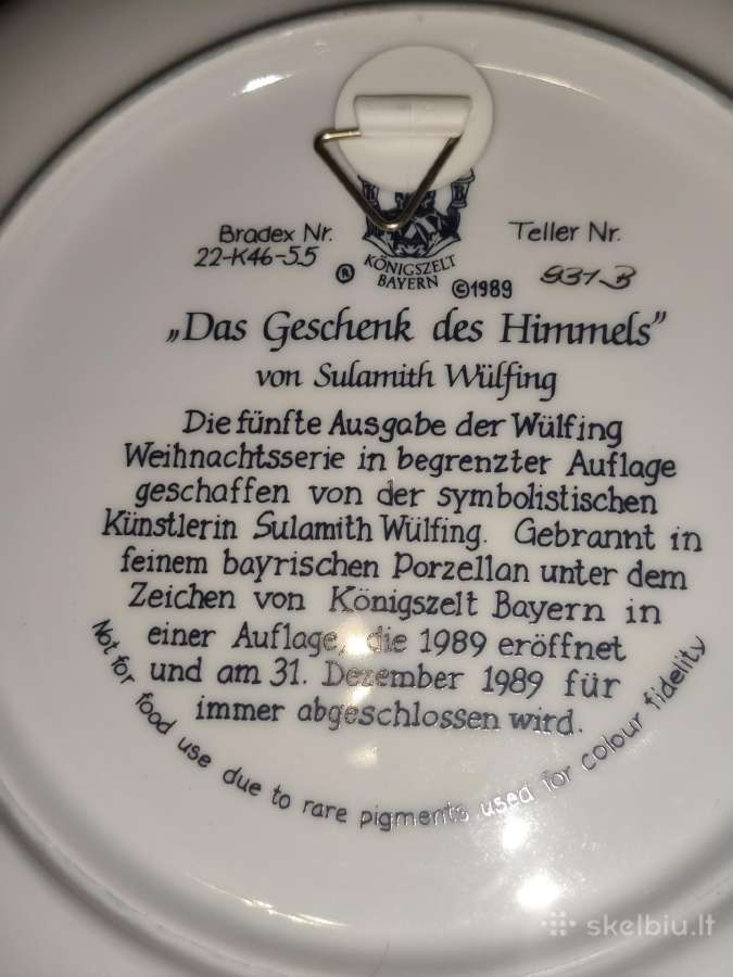 Dekoratyvinės lėkštės 24 cm - nuotraukos Nr. 6