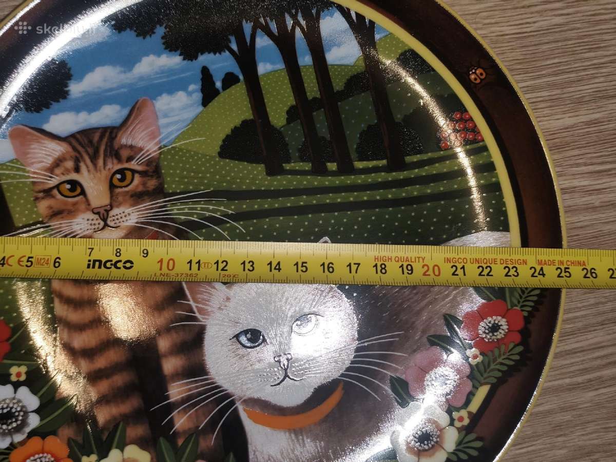 Dekoratyvinės lėkštės 25 cm su sertifikatu - nuotraukos Nr. 7
