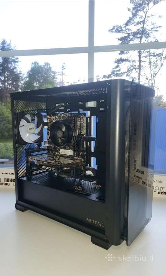 Žaidimų Pc: Cs2 200+ Fps (Ryzen 2600 / Gtx 1660ti