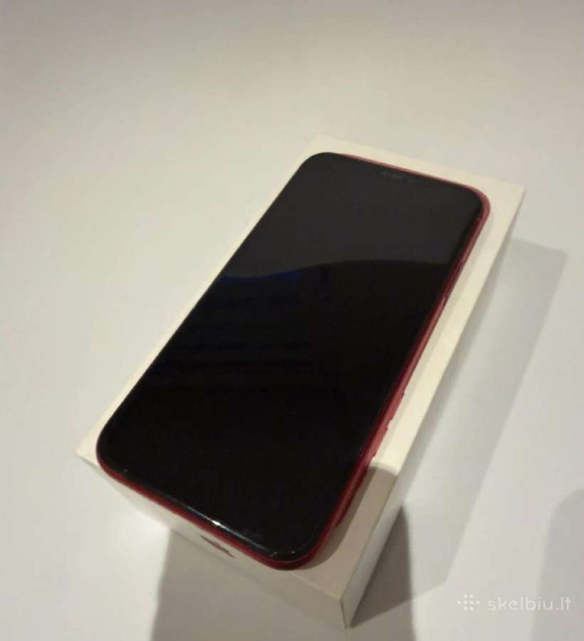 iPhone Xr Red 64gb su originalia dėžute - nuotraukos Nr. 2