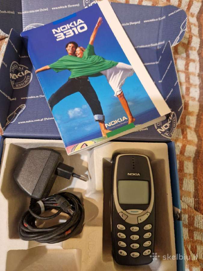 Nokia 3310 kaina 45€ su nauja baterija