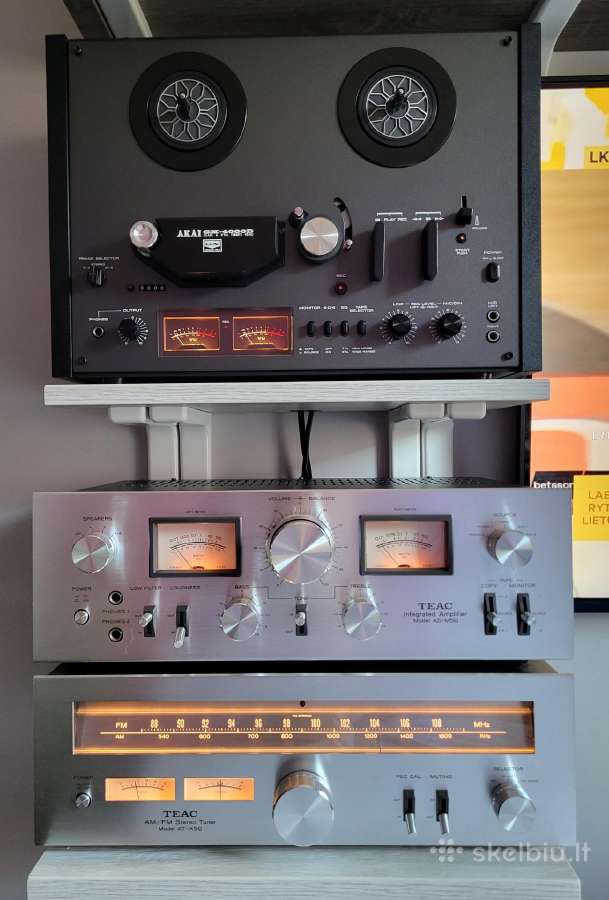 Teac As-m50. + Teac At-x50.stiprintuvas+tuneris.
