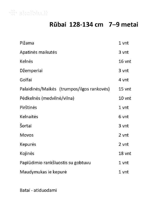 Daug įvairių rūbų 7-9 metų mergaitei - nuotraukos Nr. 4