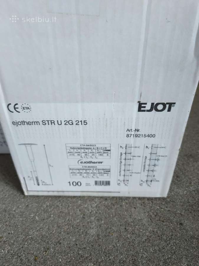 Ejot Str U 2g smeigės 215x8