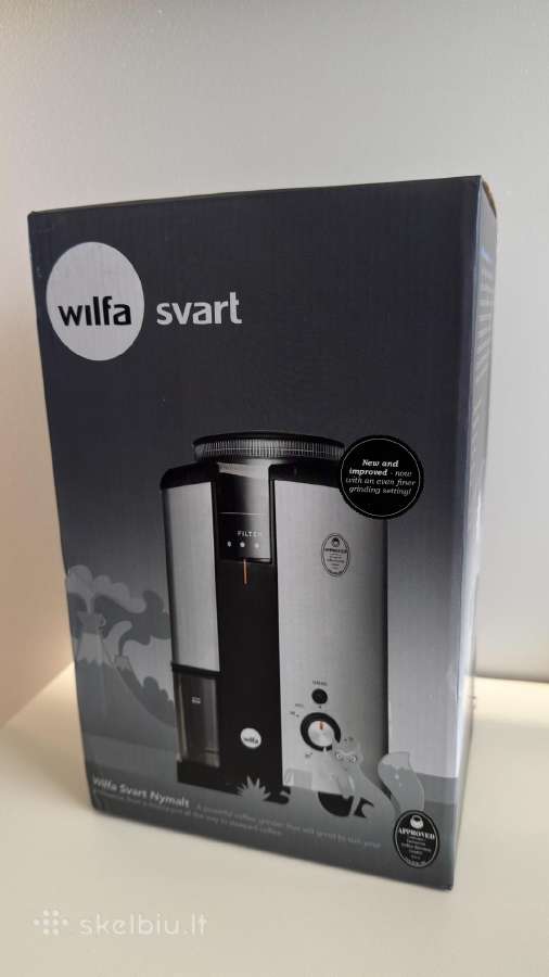 Naujas kavamalė Wilfa Svart Nymalt