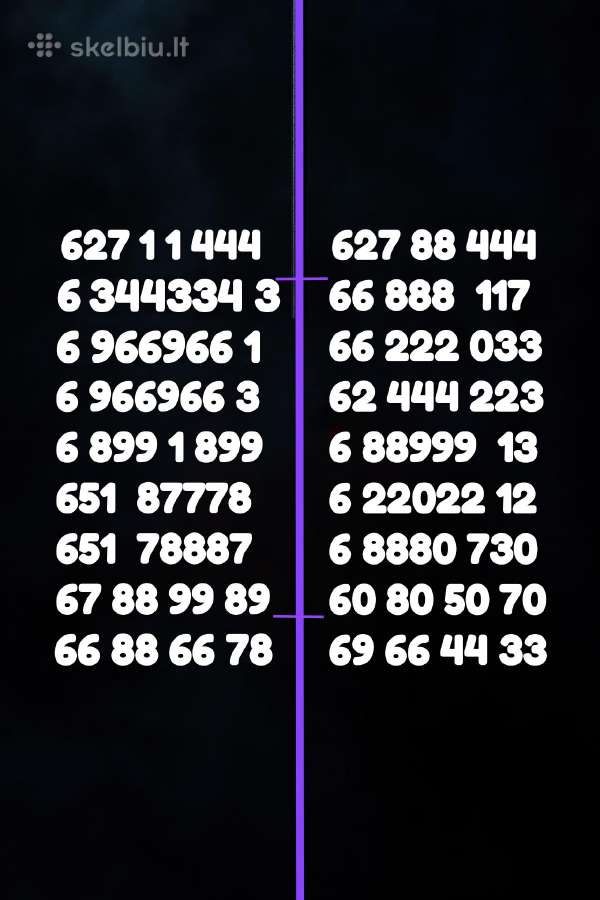 Gražus VIP numeris už 40€