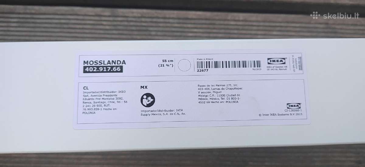 Mosslanda ikea lentynėlės - nuotraukos Nr. 2