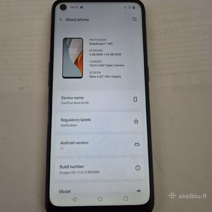 Parduodu Oneplus N100