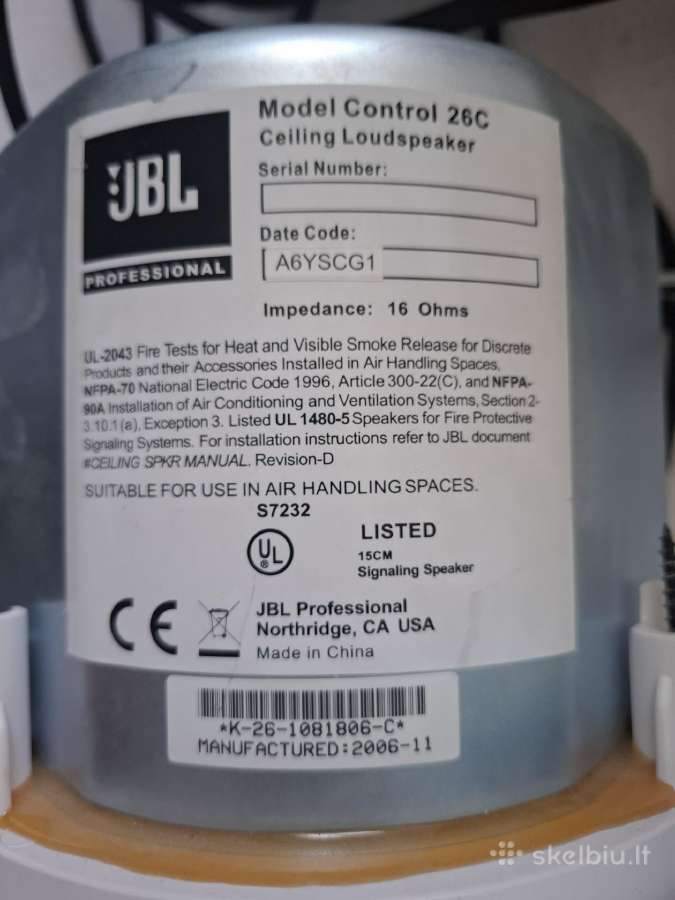 Is ofiso ismontuotos geros jbl koloneles - nuotraukos Nr. 4
