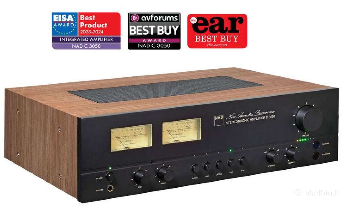 Nad C3050 2x100w Vu meters stiprintuvas