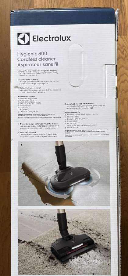 Electrolux Hygienic 800 belaidis siurblys - nuotraukos Nr. 4