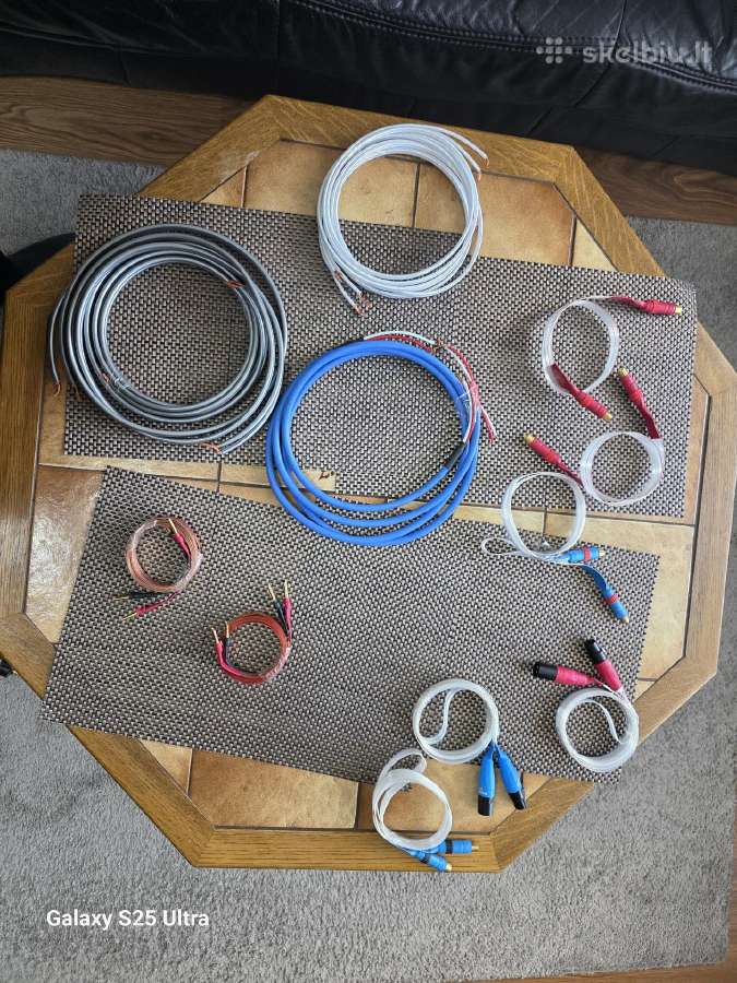 Audio laidai ir kabeliai