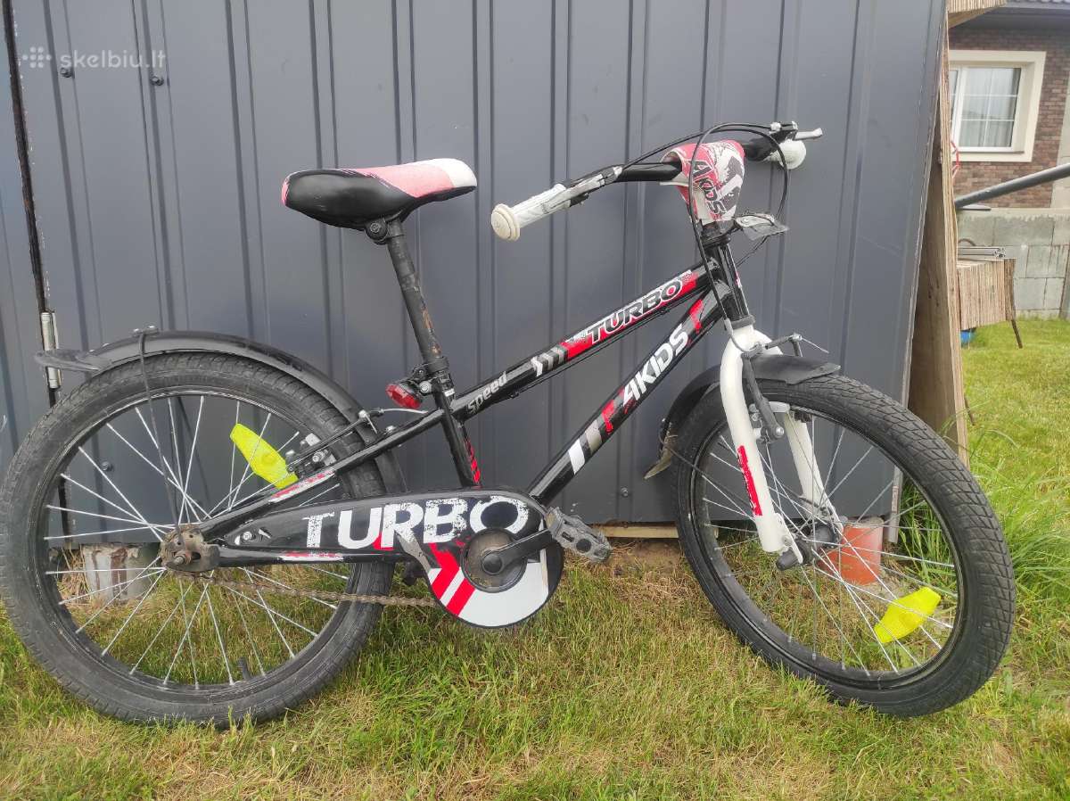 Vaikiškas dviratis Turbo Kids“ su 20 colių ratais. - nuotraukos Nr. 2