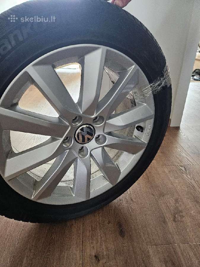 Originalūs Volkswagen ratlankiai/žieminės padangos - nuotraukos Nr. 2