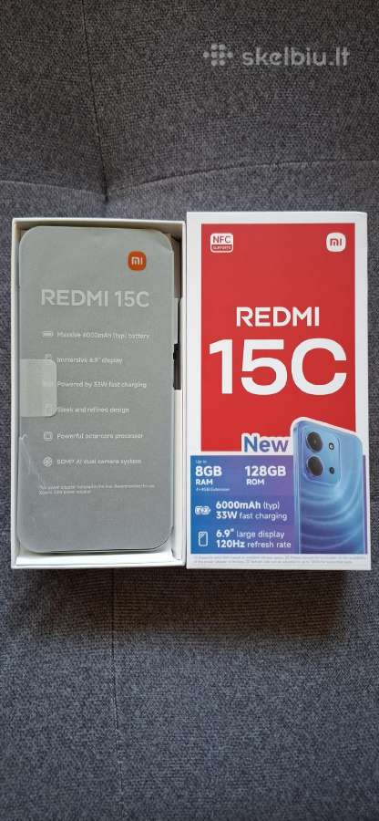 Redmi 15c visiškai naujas - nuotraukos Nr. 2