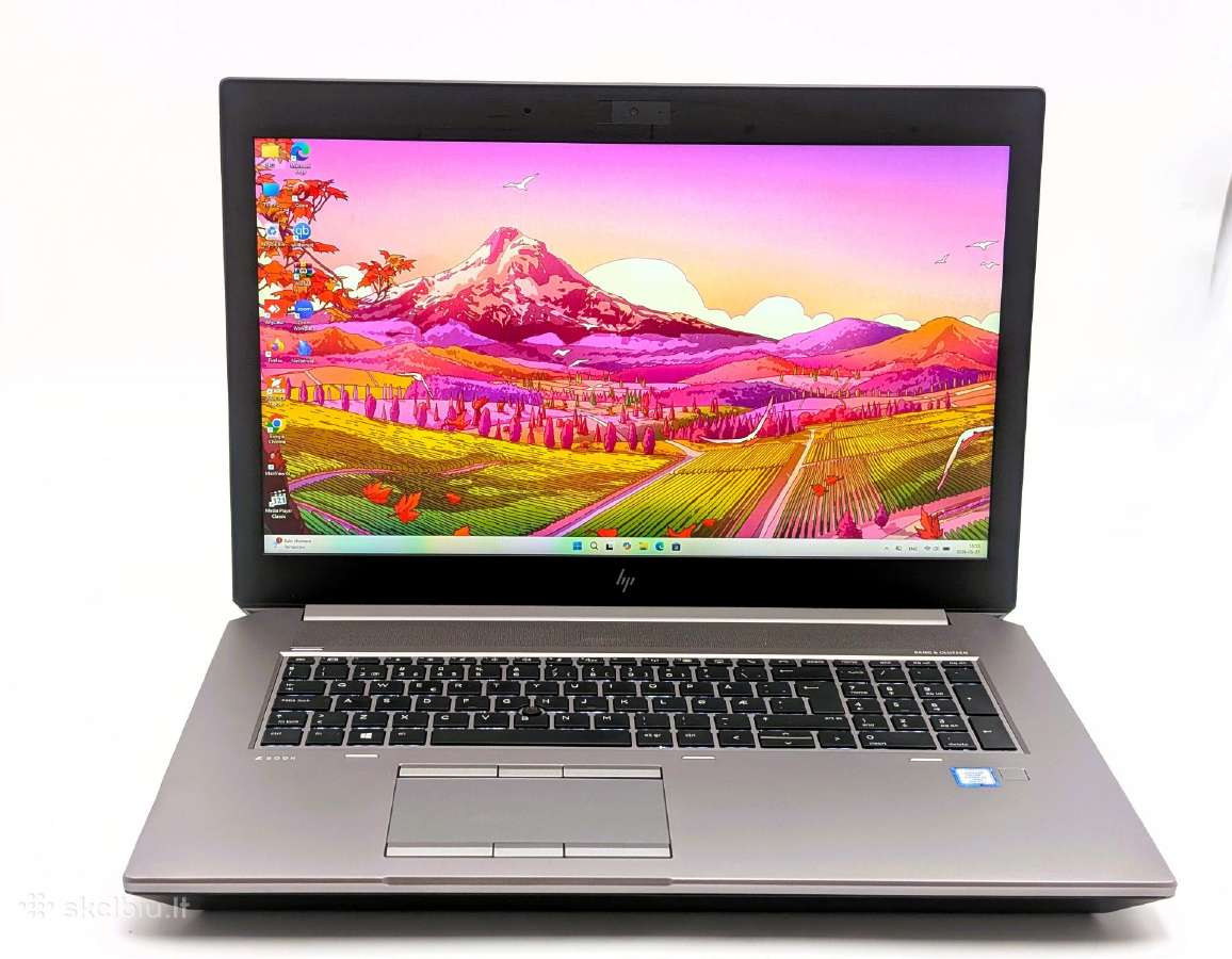 Galingas darbo kompiuteris Hp Zbook 17.3 i7 32gb