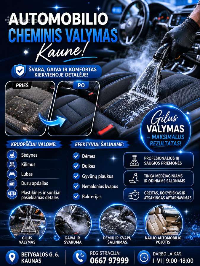 Variklių plovimas Automobilių Plovimas ir Valymas - nuotraukos Nr. 35