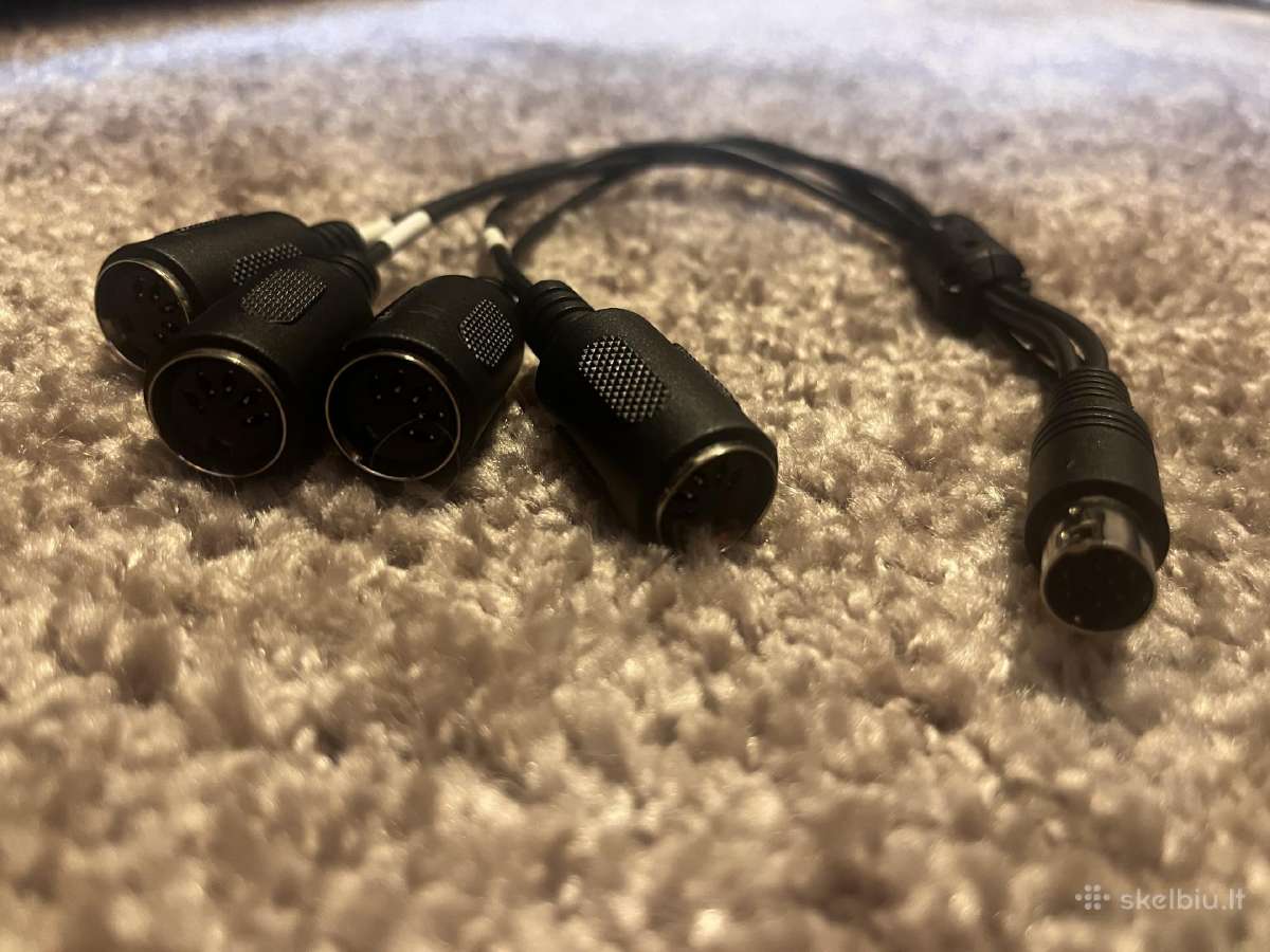 Midi Din 5-pin 1-4 splitteris / šakotuvas.