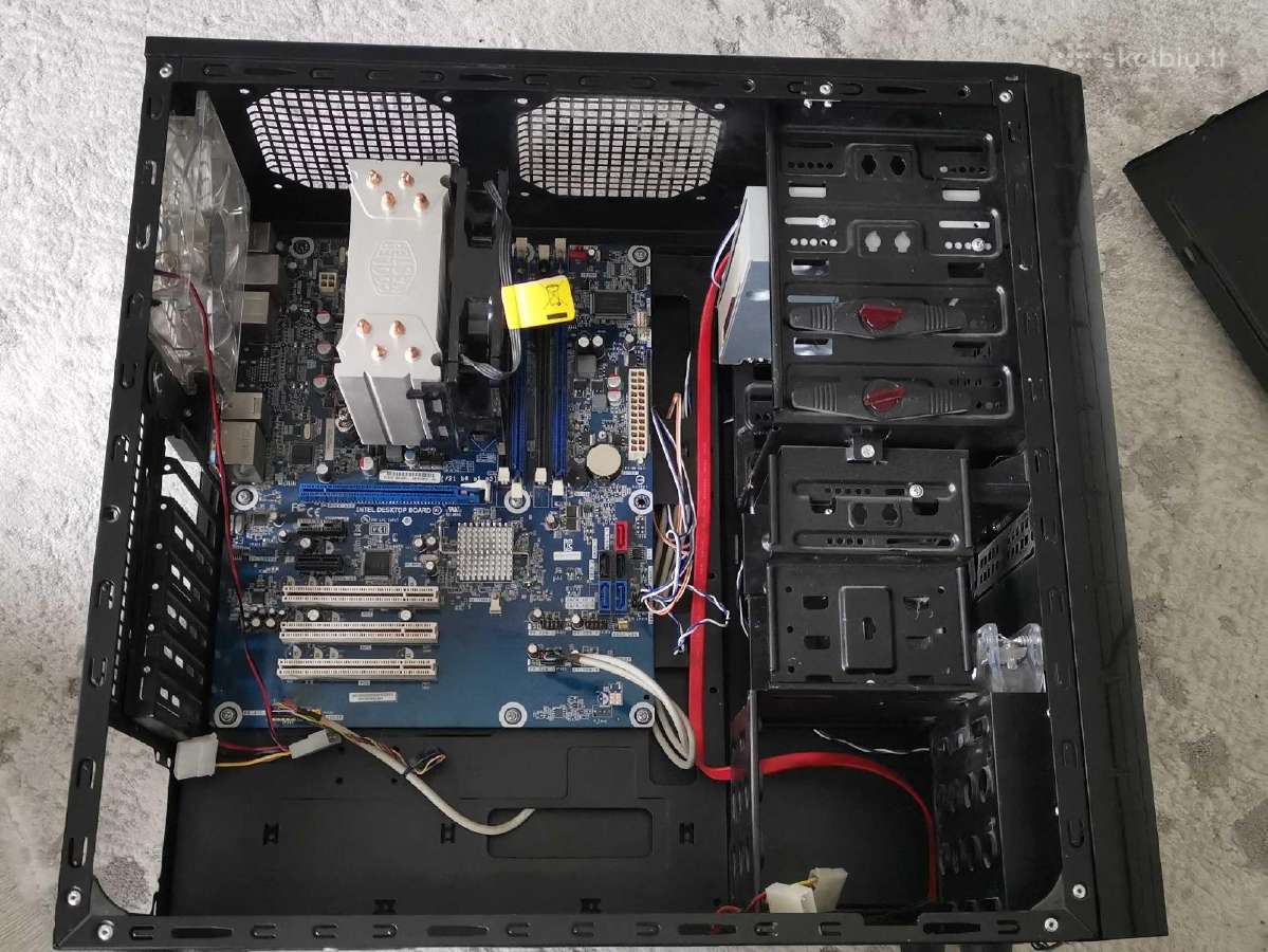 I7 2600k + Dp67ba + Cooler Master aušintuvas