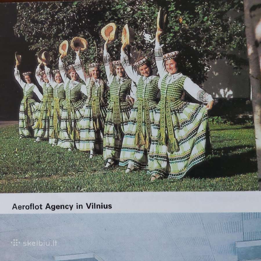 Lankstinukas- Aeroflot Lithuania / tarybinių laikų - nuotraukos Nr. 9