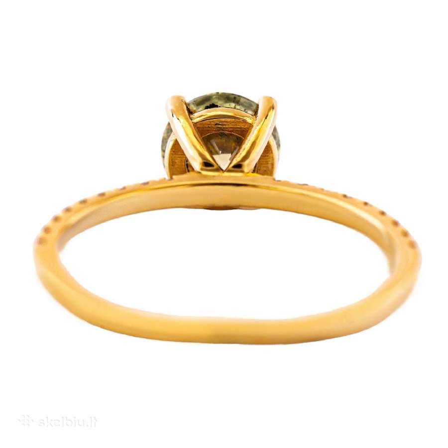 Sužadėtuvių žiedas su deimantu (1,17ct) - nuotraukos Nr. 5