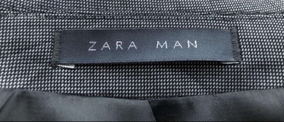 Zara Man stilingas pilkos spalvos švarkas M - nuotraukos Nr. 7
