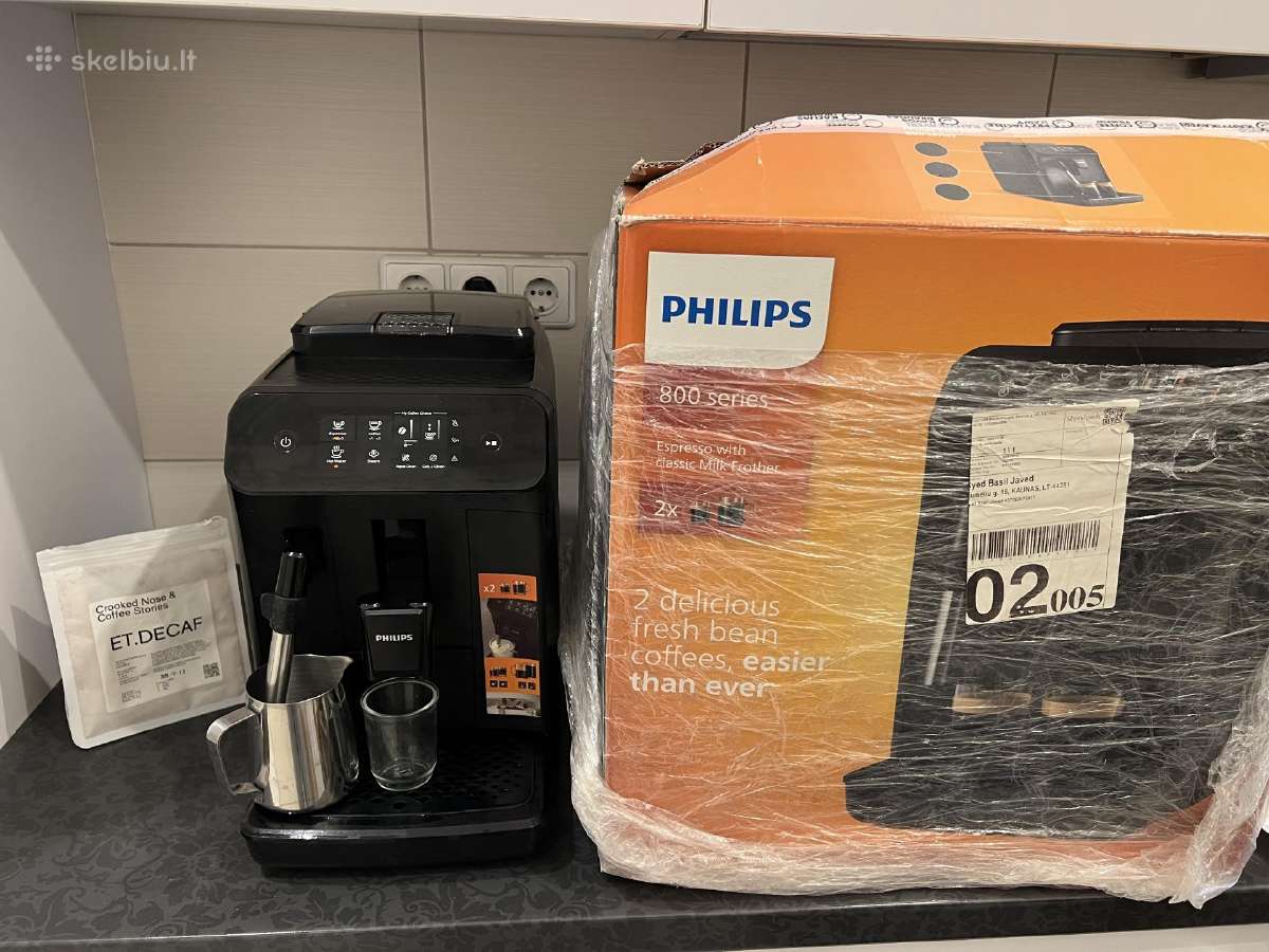 Philips kavos aparatas Servisuotas filtru pieno ąs