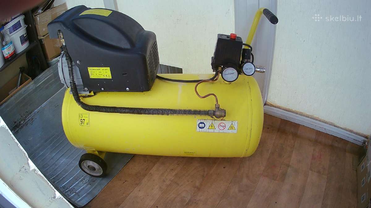 Oro kompresorius 50l, 8bar, 220 v
