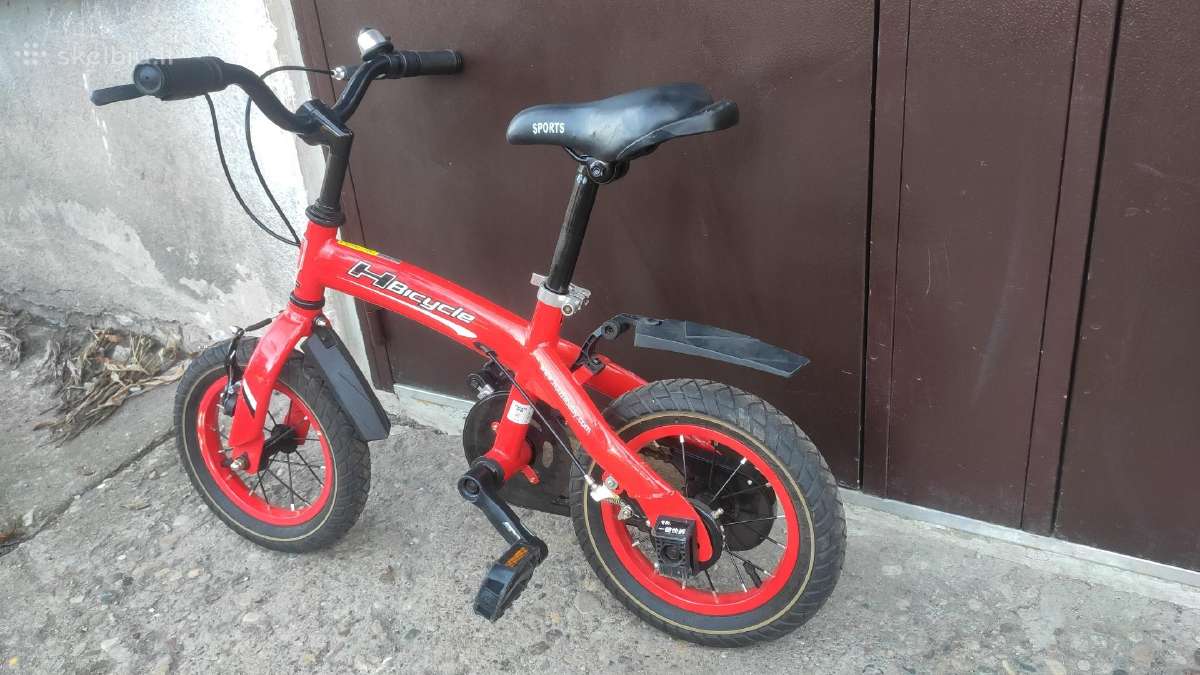 Vaikiškas dviratis 18" 16" 12,5", Paspirtukas - nuotraukos Nr. 12