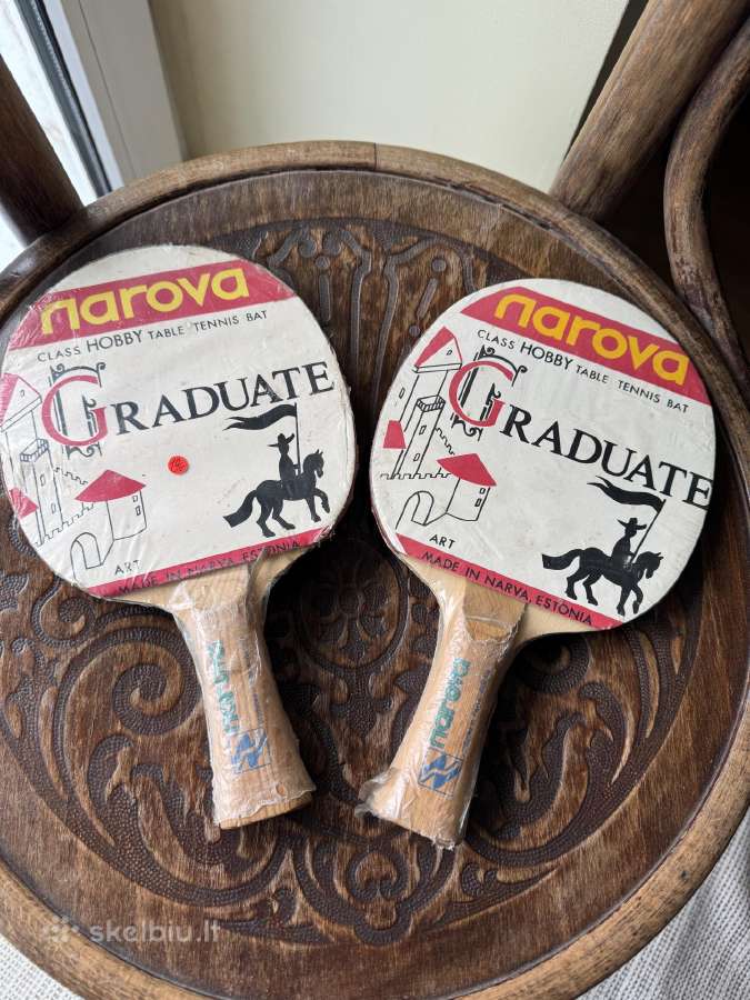 Naujos ,sucelofanuotos Stalo teniso raketės