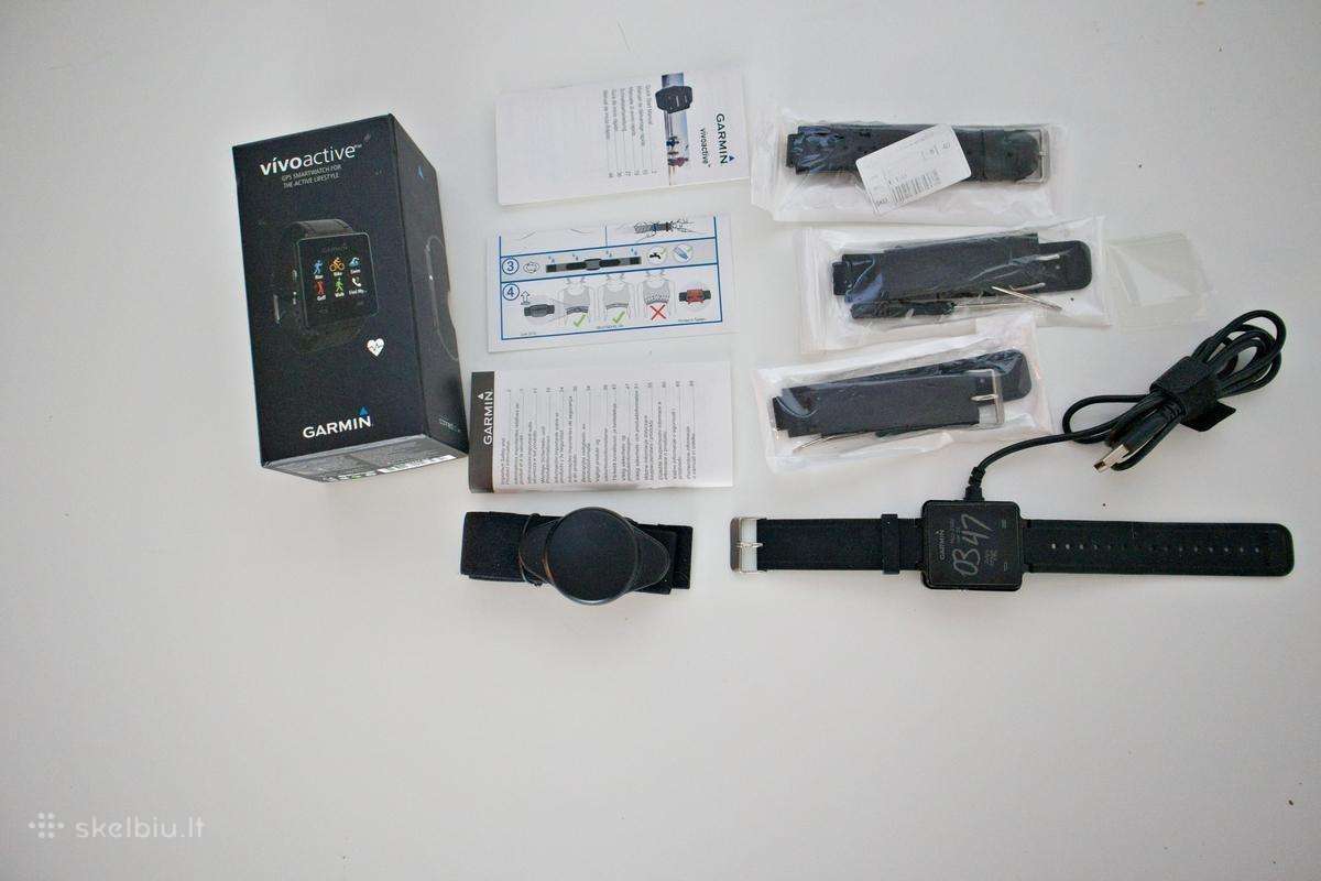 Garmin Vivoactive GPS sportinis laikrodis + pulsas