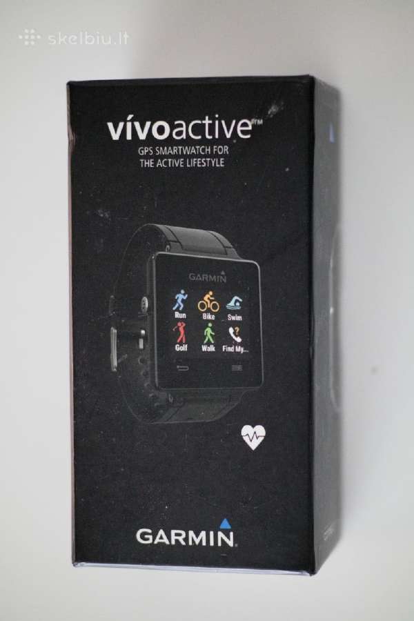 Garmin Vivoactive GPS sportinis laikrodis + pulsas - nuotraukos Nr. 3