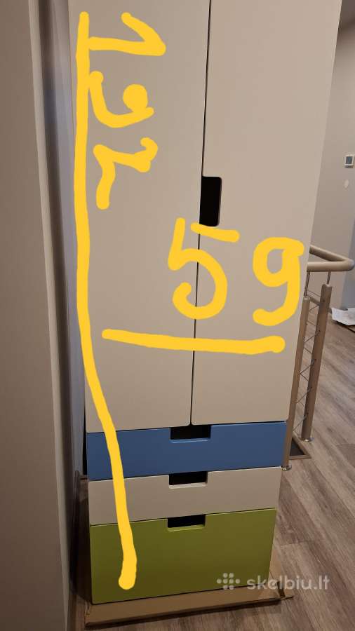 Ikea puikios būklės spinta - nuotraukos Nr. 3