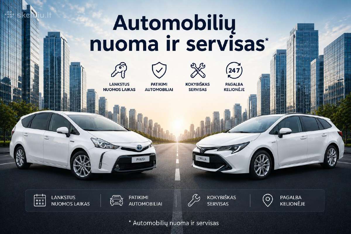 Toyota Corolla Prius+ Nuoma