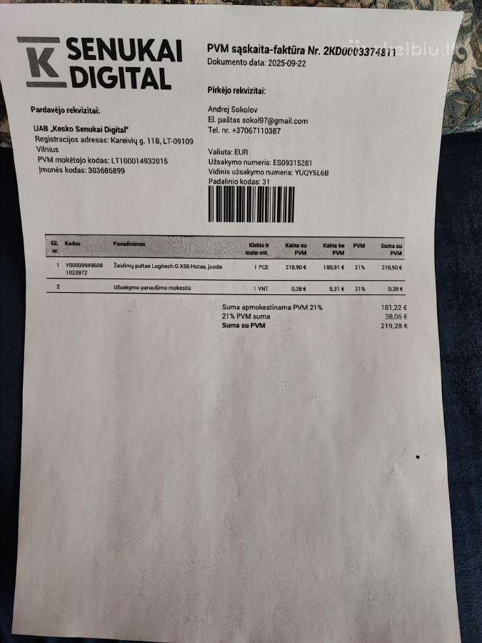 Žaidimų pultelis Logitech G X56 Hotas (garantija) - nuotraukos Nr. 6