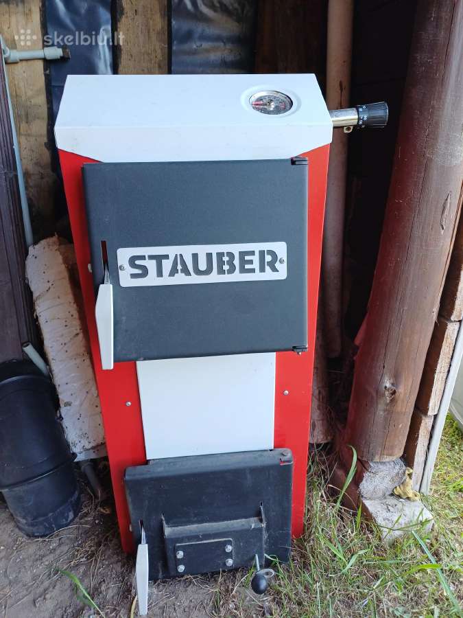 Naudotas kieto kuro katilas"stauber"