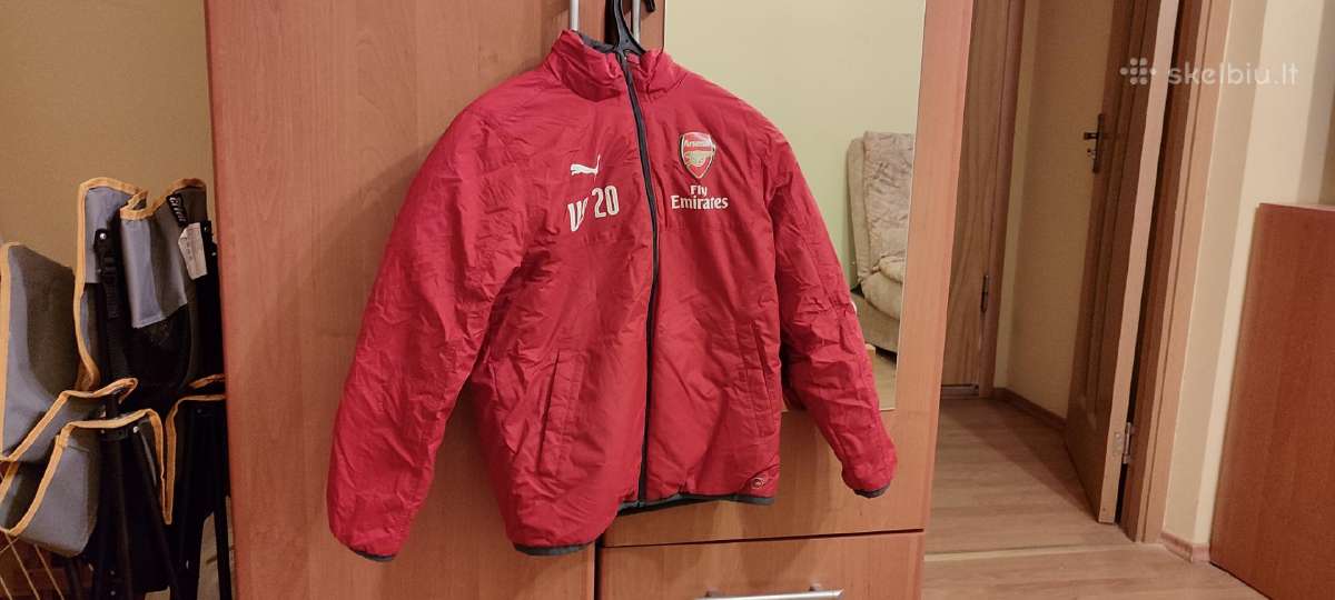 Puma Arsenal dvipusė vaikiška striukė 11-12 metų