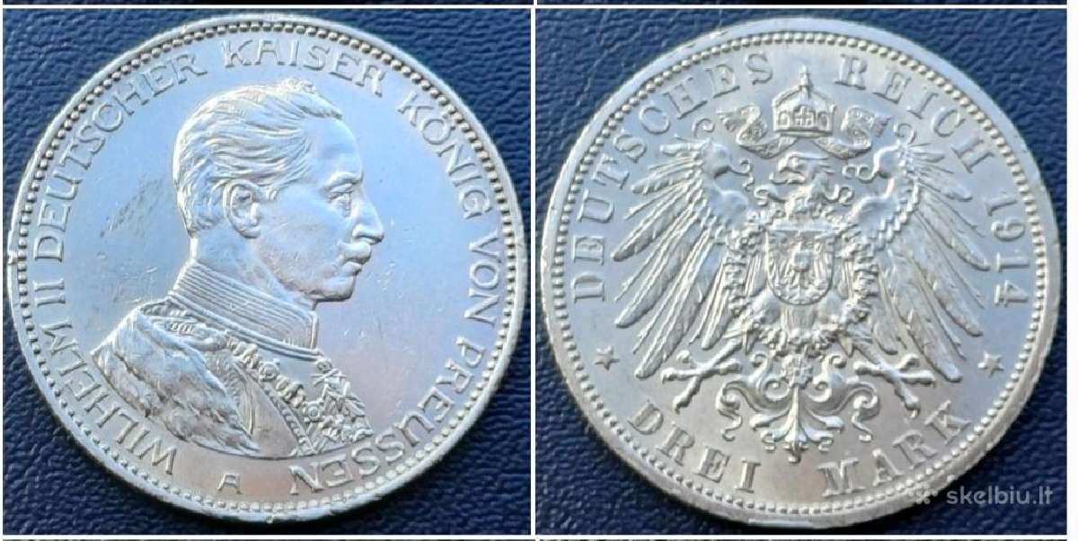 3 markes 1914m. Sidabras 900