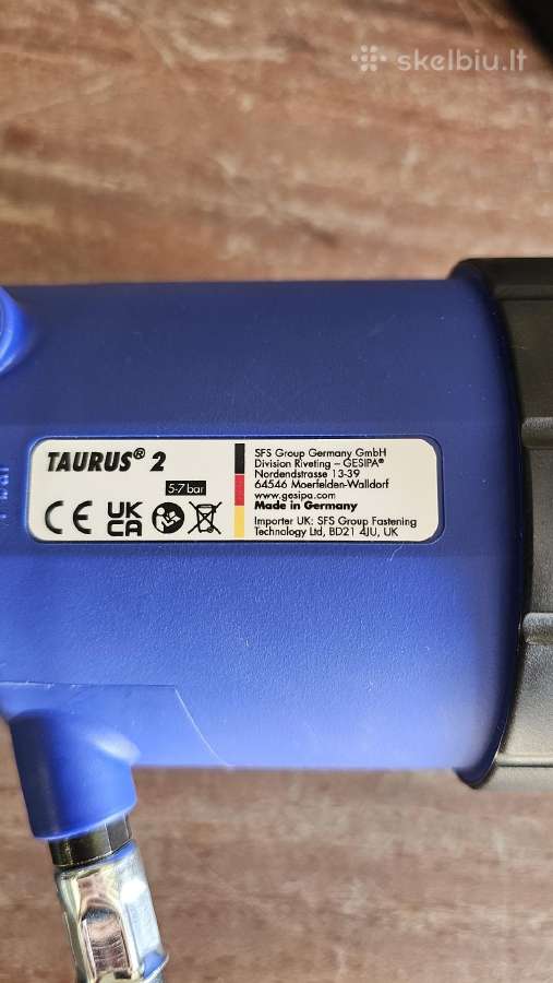Orinis kniediklis Gesipa Taurus 2 - nuotraukos Nr. 2