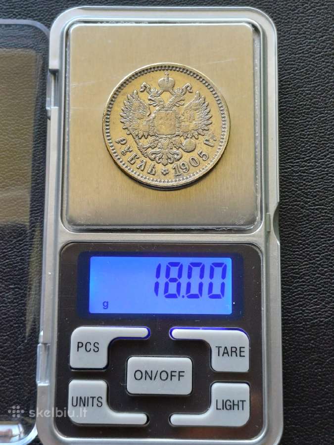 1 rublis 1905m. Kopija - nuotraukos Nr. 3
