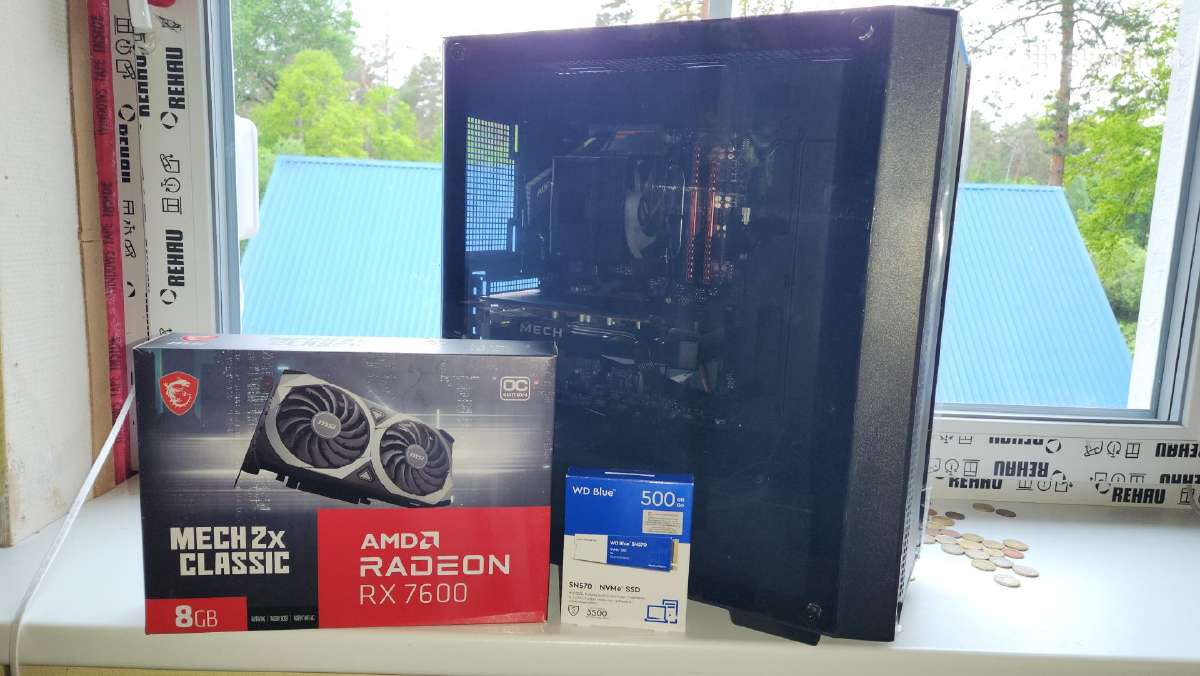 Žaidimų Pc Rx 7600 / Ryzen 5