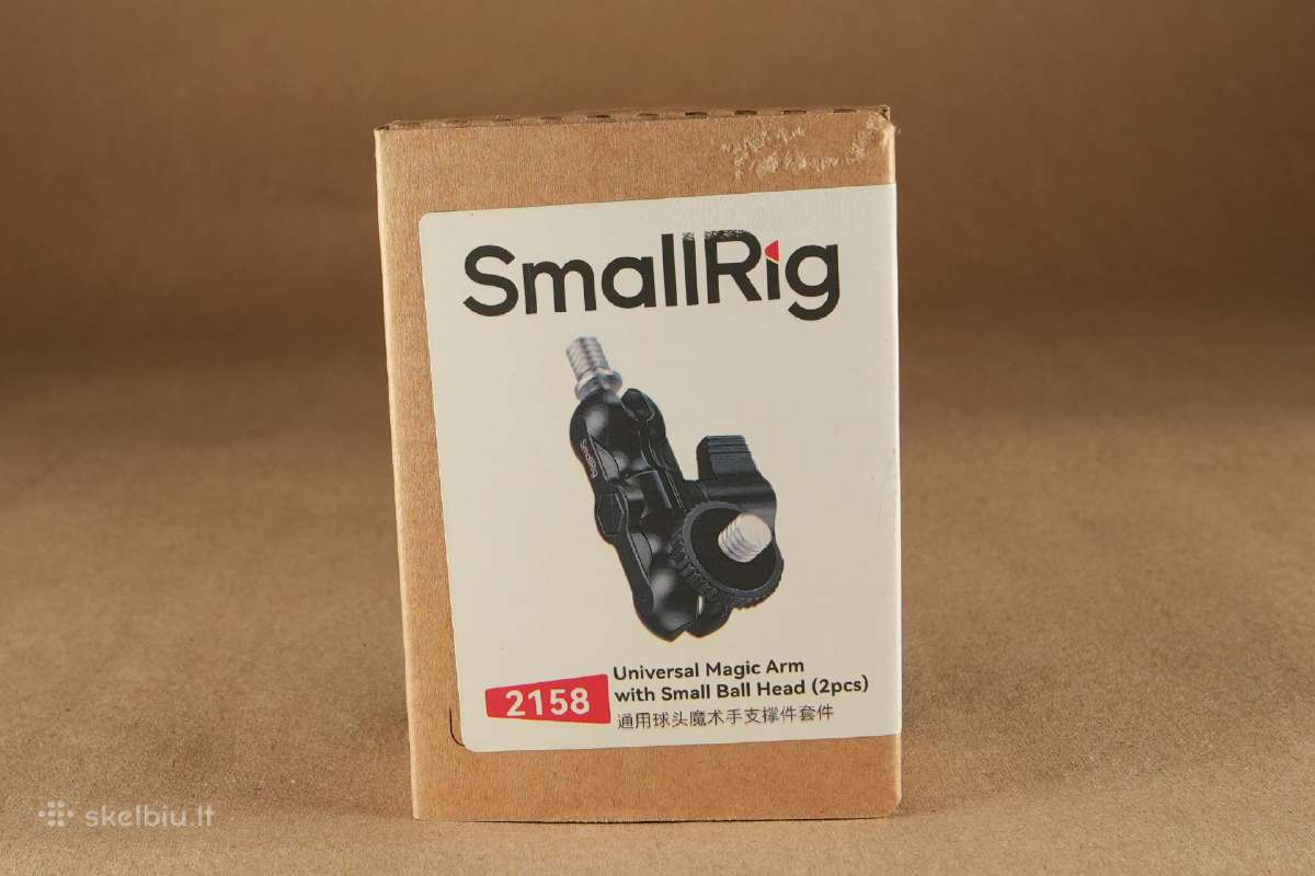 Smallrig 2158 laikiklis su dvig. galvute - nuotraukos Nr. 2