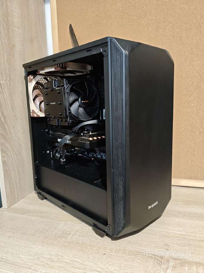 Pilnas Gaming Setup'as Ryzen 7 5800x3d Rtx 3070 Ti