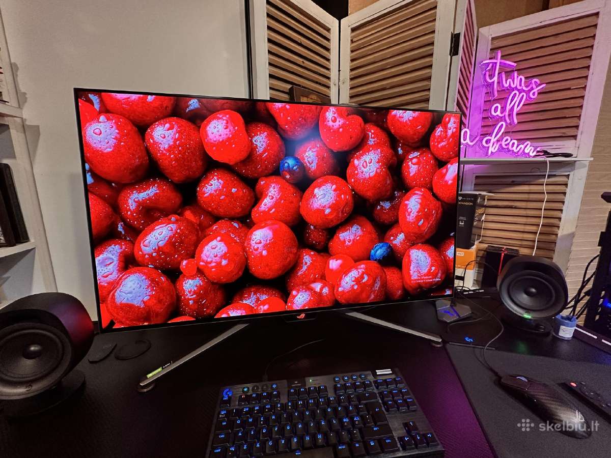 Asus Rog Swift Oled 4k 41.5 col. Pg42uq - nuotraukos Nr. 9