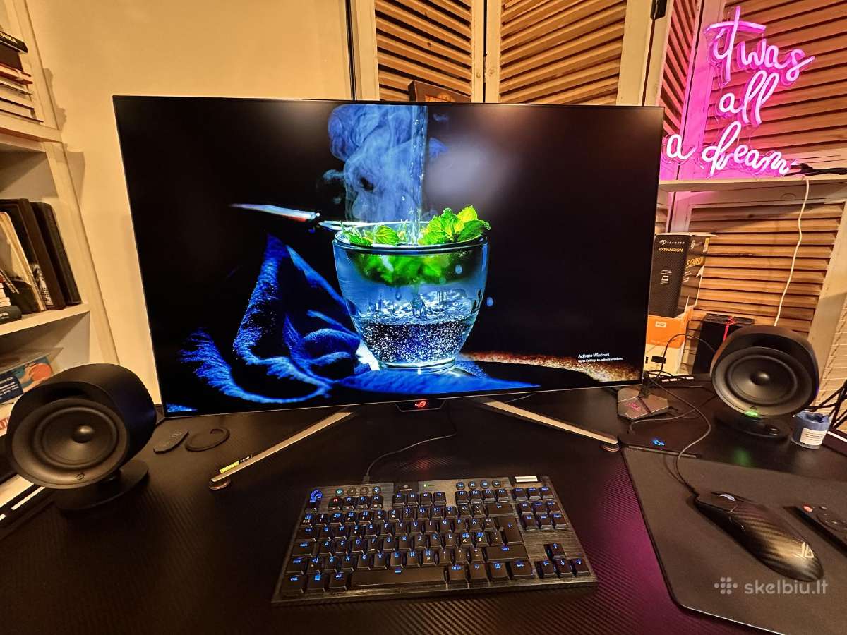 Asus Rog Swift Oled 4k 41.5 col. Pg42uq - nuotraukos Nr. 10