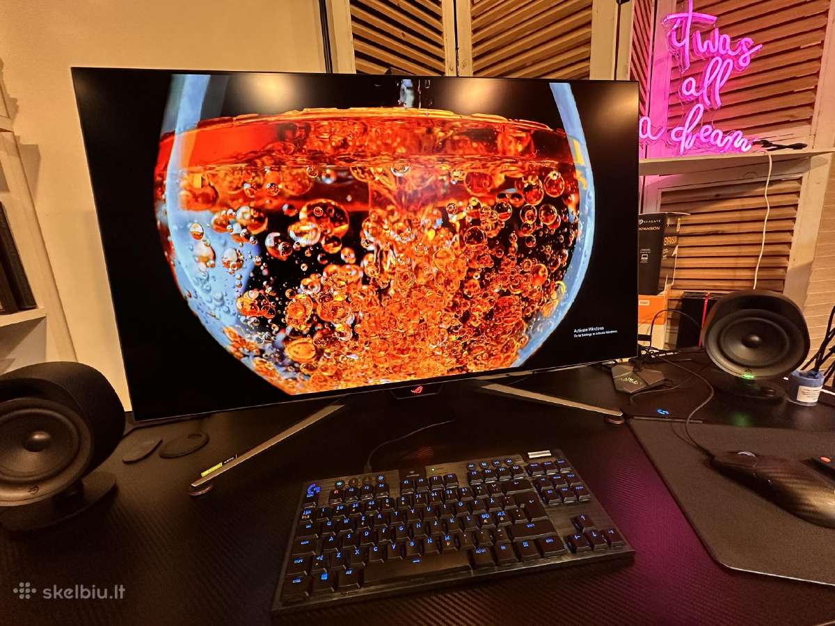 Asus Rog Swift Oled 4k 41.5 col. Pg42uq - nuotraukos Nr. 11