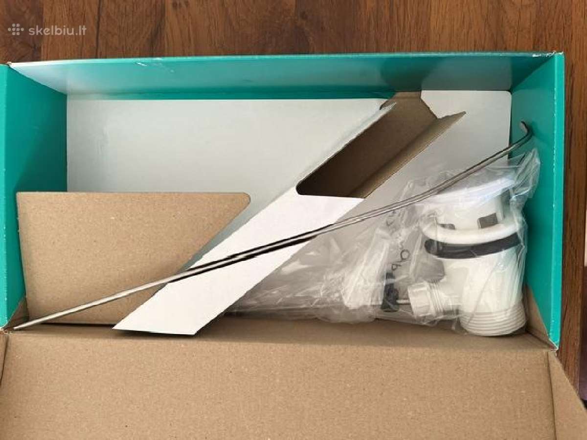 Kriauklės sifono dalis su kamščiu Hansgrohe - nuotraukos Nr. 2