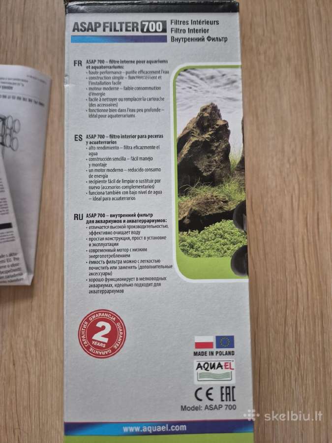 Aquael Asap 700 akvariumo filtras - nuotraukos Nr. 4